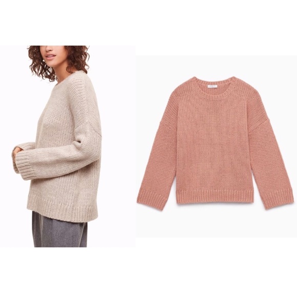 BABATON | ALPACA WOOL OVERSIZED SWEATER ARITZIA S